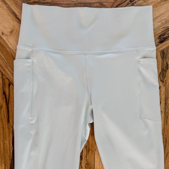 Athleta Pale Green Salutation Stash High Rise 7/8 Tight Legging, Women's Medium - Picture 3 of 8